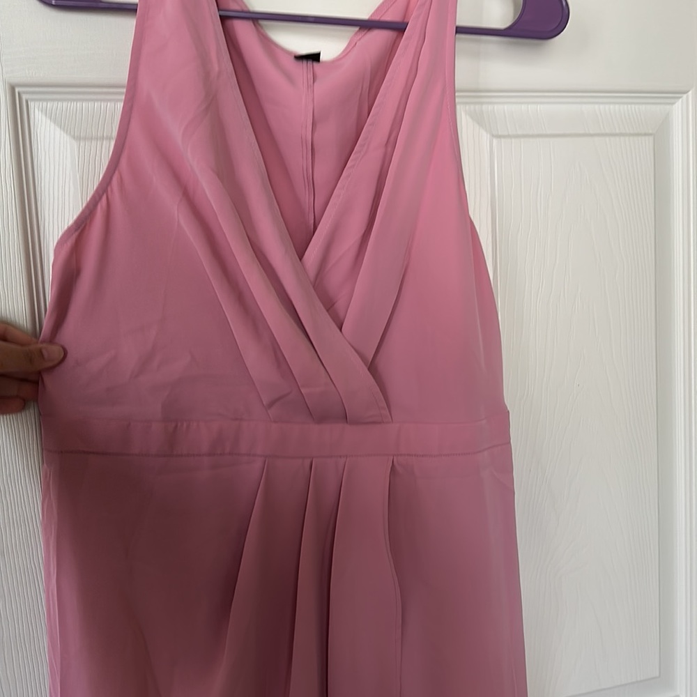 Pink Flowy Sleeveless Dress - Picture 4 of 6